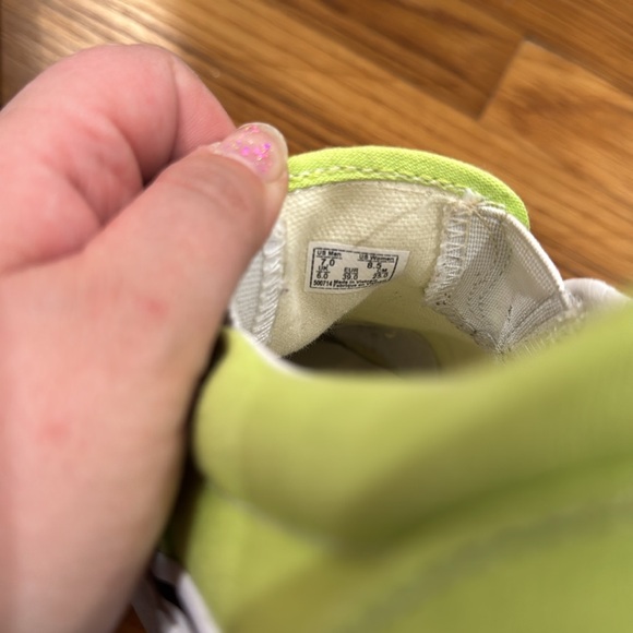 Green Vans slip ons - Picture 4 of 5